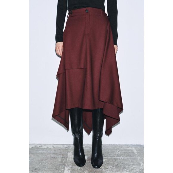 ZARA ASYMMETRIC SKIRT ZW COLLECTION - Picture 5 of 9